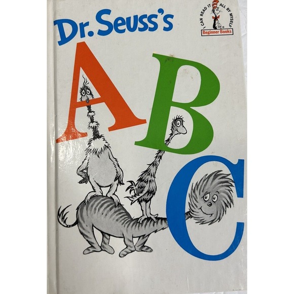 Lot of 4 Dr Seuss Books Green‎ Eggs & Ham Hop on Pop ABC VTG 60. 70’s - Picture 7 of 11